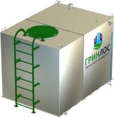 Гринлос Емкость стальная 10 м3 прямоугольная